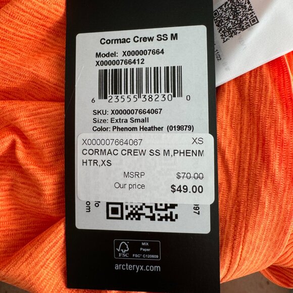 Arc'teryx Cormac Crew SS M - T-Shirt - Picture 5 of 5